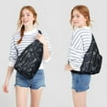 thumbnail image 4 of 4-Pockets Cross Body Bags for Woman Men,Cute Sea Life Sling Bag Chest Bag with Adjustable Strap Women's Crossbody Bags for Outdoors Hiking Traveling, 4 of 4