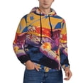 thumbnail image 2 of Haiem Colorful Gecko Jungle Art Patterned Men's Hoodie with Kangaroo Pocket - Ideal Pullover Sweatshirt for Daily Wear, Travel, and Home-4X-Large, 2 of 7