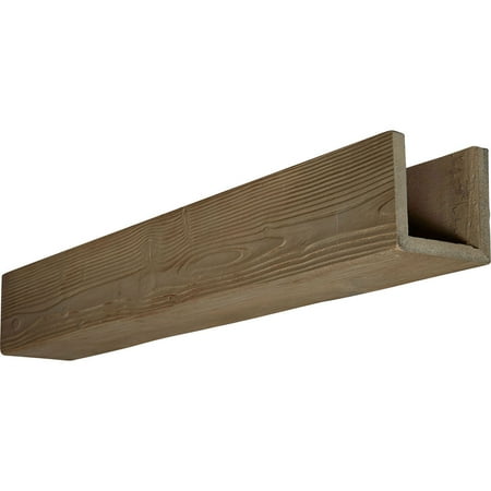 

Sandblasted Endurathane Faux Wood Ceiling Beam 3-Sided (U-beam)