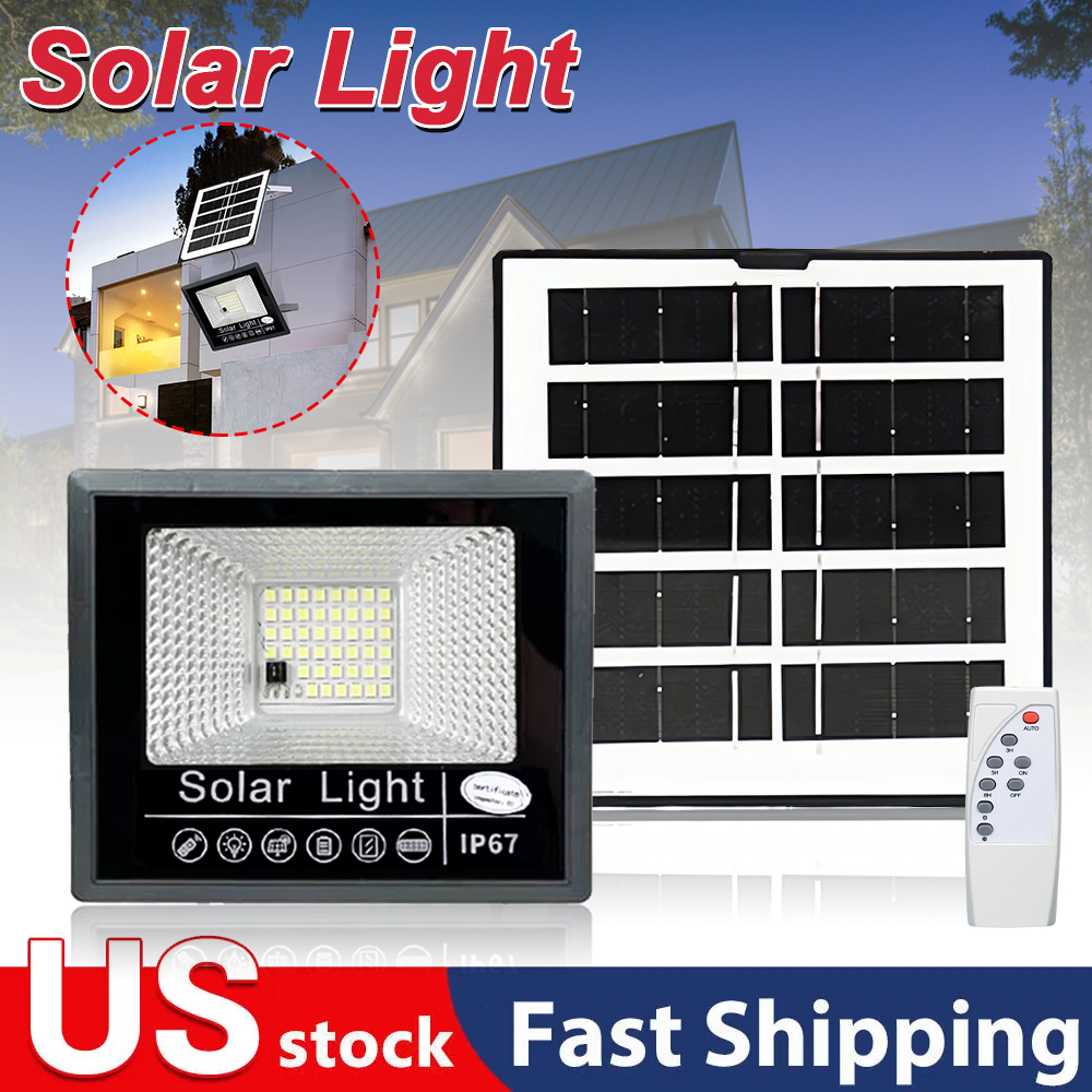 4PCS Solar Powered Lights Outdoor, 245LED 6500K Bright White Light Dusk To Dawn Solar Flood Lights For Barn, Garden, Garage, Pathway, Yard, Patio, Lawn, Balcony With 16Ft Cable