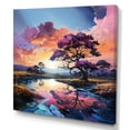 thumbnail image 2 of Designart "Sunset Sky In Charming Dessert Tones I" Sky Canvas Wall Art, 2 of 7