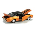 thumbnail image 3 of Maisto Special Edition 1:18 Scale 1971 Chevrolet Chevelle SS 454 Sport Coupe, Black with Detailed Interior and Functional Features, Includes Plastic Display Stand, 3 of 7