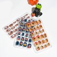 thumbnail image 5 of Farfi 24 unids/set de uñas estilo Halloween para niños, punta usable colorida para niños, cubierta completa, uñas postizas autoadhesivas para regalo, 5 of 5