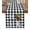 White Black, variant on Christmas Home Table Runner 48 Inches, Winter Xmas Red Black Buffalo Plaid Bed Runner Dresser Scarves Tabletop for Indoor Outdoor Parties/Ceremony/Banquet, 13" x 48"