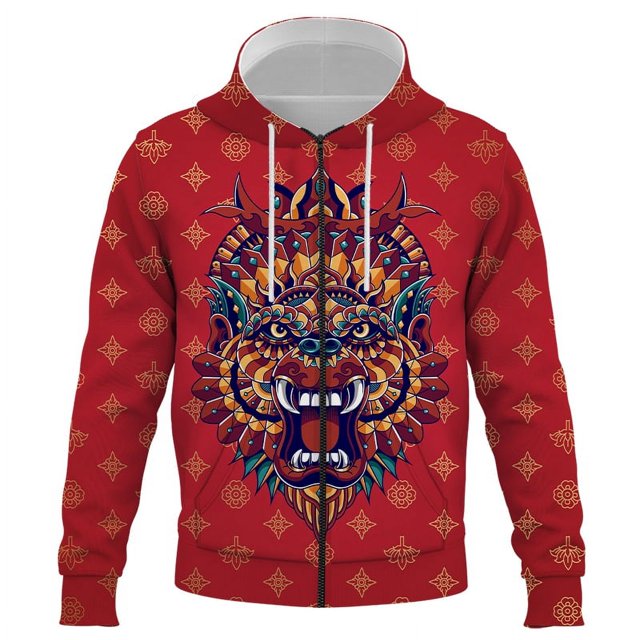 Nueva sudadera con cremallera para hombre, moderna, con estampado abstracto 3D, estilo callejero, divertida, estilo hip hop, informal, ropa para hombre