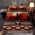 thumbnail image 2 of Juego de cama "Bull Riding, 2 of 3