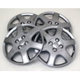 thumbnail image 2 of TuningPros WSC-888S14 Set of 4  Metallic Silver Hubcaps 14" - Hub Caps Wheel Skin Cover 14 inches 4 Pcs Set, 2 of 4