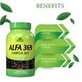 thumbnail image 4 of ALFA VITAMINS® ALFA 369 - Omega 369 Flax Oil - 1000mg - Essential fatty acid for a healthy balance (EPA/DHA) - 100 Softgels - Twin Pack, 4 of 5