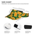 thumbnail image 4 of Easygdp Orange Stretchy Visor - Unisex Visor Hat for Men and Women, UPF 50 Sun Protection Visor, Ultra-Light, 4 of 8