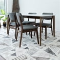 thumbnail image 2 of Siriana Modern Solid Wood Dining Room & Kitchen Table and Chair Set, 2 of 5