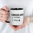 thumbnail image 5 of CafePress - Architect Career Goals Mug - 11 oz Ceramic Mug - Novelty Coffee Tea Cup, 5 of 6