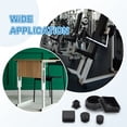 thumbnail image 6 of Uxcell 12 PCS 2.48"(63mm) Round Plastic Hole Plugs, Black Plastic Pipe Tubing End Caps for Furniture, Pipe Tubing, Table, Chair, 6 of 6