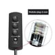 thumbnail image 4 of Car Spare Tire Bass Amplifier Volume Controller Spare Tire Bass Remote Volume Regulator 6-Core Cryst, 4 of 5