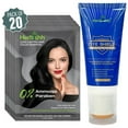 thumbnail image 2 of (5 pack) Herbishh Hair Dye Shampoo Black Color 3-in-1 Travel Pack (30ml x20) + Hair Color Skin Protector Barrier Cream, 1pc – Shampoo Hair Color with 100% Gray Coverage & Long Lasting Color, for Women & Men, 2 of 8