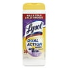 Lysol Dual Action White & Purple Disinfecting Wipes Citrus Scent, 9.8oz, 35 Count, Cloth
