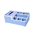thumbnail image 3 of Caja de pañuelos Macarena organizador de escritorio multifunción azul, 3 of 6