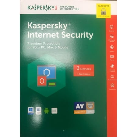 Kaspersky Internet Security 2017 1device