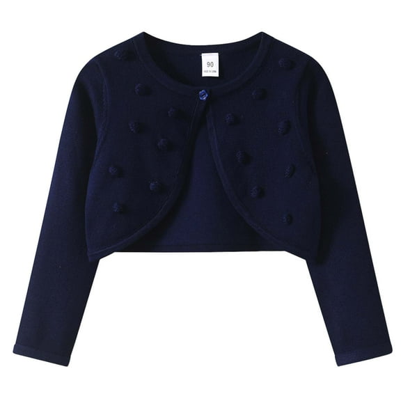 Dmsael Boys And Girls Sweater Kids Girls Knit Cardigan Button Down Long Sleeve Open Front Sweater Toddler Long Sleeve Soft Plain Coats Clothes Blue,3-4 Years