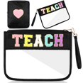 thumbnail image 1 of Estuche para lápices Hillban Teacher, regalo de agradecimiento, 2 unidades, de nailon, 1 of 7