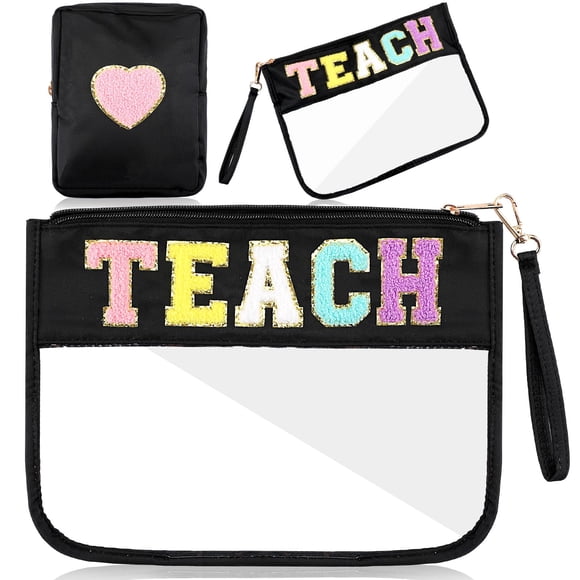 Estuche para lápices Hillban Teacher, regalo de agradecimiento, 2 unidades, de nailon