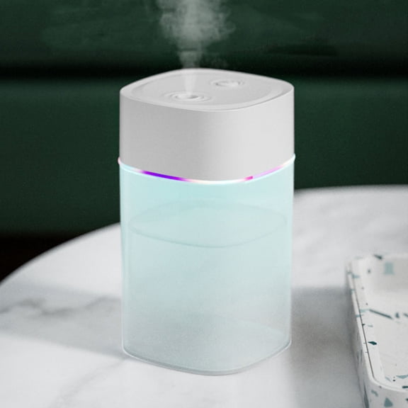 AZXY Small Humidifier for Bedroom,Cool Mist Humidifiers,Evaporative Humidifiers for Large Room Home Quiet,Portable Air Humidifier for Car with Night