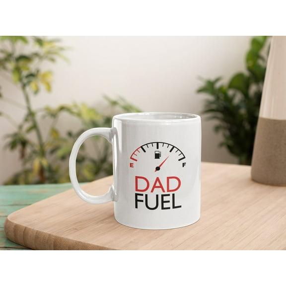 Dad Fuel - Ceramic Coffee Mug, Perfect Birthday Gift for Dad, Father's Day Gift, Best Dad in the World, Number 1 Dad, Dad Gift, Dad Mugs