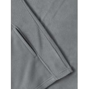 Ma Croix Mens Brushed Micro Fleece Full Zip Up Enclosure Outdoors Sweater Jacket
