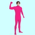 thumbnail image 4 of XXWXYD Combinaison Intégrale pour Enfants à Manches Longues avec Pieds, Col Roulé, Extensible, pour Gymnastique, 4 of 6