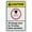 Warning Sign 1, variant on Caution Testing In Progress Wear Eye Ear Protection Funny Vintage Tin Sign 8"x12" - Wall Art Decor Iron Poster for Home Farmhouse Bar Cafe Yard, Indoor Outdoor Testing Sign