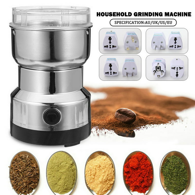 Electric Coffee Grinder Kitchen Grinder Machine Cereal Nut Bean Grain Spice  Grinding For Home,EU Plug