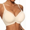 thumbnail image 5 of UQJfacai Womens Push Up Wireless Bras No Underwire Seamless Full Coverage Bralettes Supportive Comfort Padded Everyday Bra L, 5 of 5