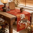 thumbnail image 2 of TIELUTT Chemin de Table Chinois 2026 pour Festival, Nappe de Fête pour Festival, Table de Révélation de Genre et compatible avec Table en Macramé, Table Ronde pour Mariage, Table en Étamine en Vrac, 2 of 4