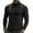 Black, variant on TKKCS Mens Turtleneck Long Sleeve Shirt Slim Fit Casual Lounge Soft Cotton Layering Pullover Top Black XL