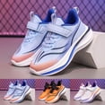 thumbnail image 2 of Shoes for Girls Brown Zero Drop Quality Breathable School Sneakers Slip on Lace-Up Running Athletic Shoes for Toddler/little Kid/big Kid, 2 of 7