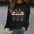 thumbnail image 6 of Weiqiqre Fall Outfits for Women Christmas Sweater Xmas Tree Sequin Top Winter Crewneck Family Holiday Outfits, 6 of 6