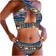 thumbnail image 1 of Elegante conjunto de bikini estampado sin mangas de una pieza para mujer Traje de baño Push-Up Traje de baño acolchado Traje de baño Ropa de playa OAVQHLG3B Store  lin121212, 1 of 4