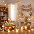 thumbnail image 7 of Carrot String Lights Rabbit Cracked Egg and Carrot String Lights LED Light With Rabbit Cracked Egg Carrot Lamps, Easter String Lights for Patio Balcony Bedroom Home Easter Decoration, 7 of 7
