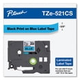 thumbnail image 5 of Tze Laminated Removable Label Tapes, 0.35" X 26.2 Ft, Black On Blue | Bundle of 2 Each, 5 of 5