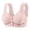 Pink, variant on 2 Pack Bras for Women Thin Seamless Vest Soft Support Large Chest Small Half Fixed Cup Breathable Bras