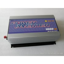 Grid-tie 1000 Watts Pure Sine Wave Inverter, In: 22-60Vdc, Out: 90-130Vac