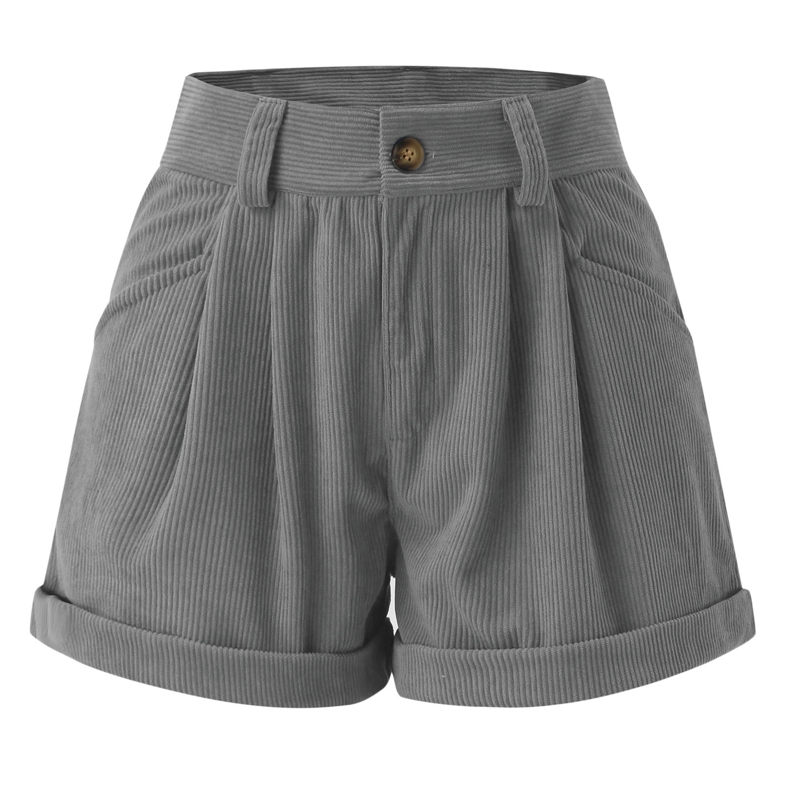 Womens Shorts Hiking Shorts Women Womens Shorts High Waisted Shorts Beach Casual Shorts Adult Female Clothes Grey Size M Walmart
