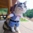 thumbnail image 4 of BotaniNest Durable Cat Vest Apparel Soft Warm Fleece Winter Coat For Small Medium, 4 of 5