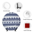 thumbnail image 4 of Cauagu Sea Underwater Animals1 Print Bone China Decorative Plate, Wall Mount Plate Holiday Decor Decorative Ceramic Plates with Stand Elegant Household Plates Decorative-10in, 4 of 6