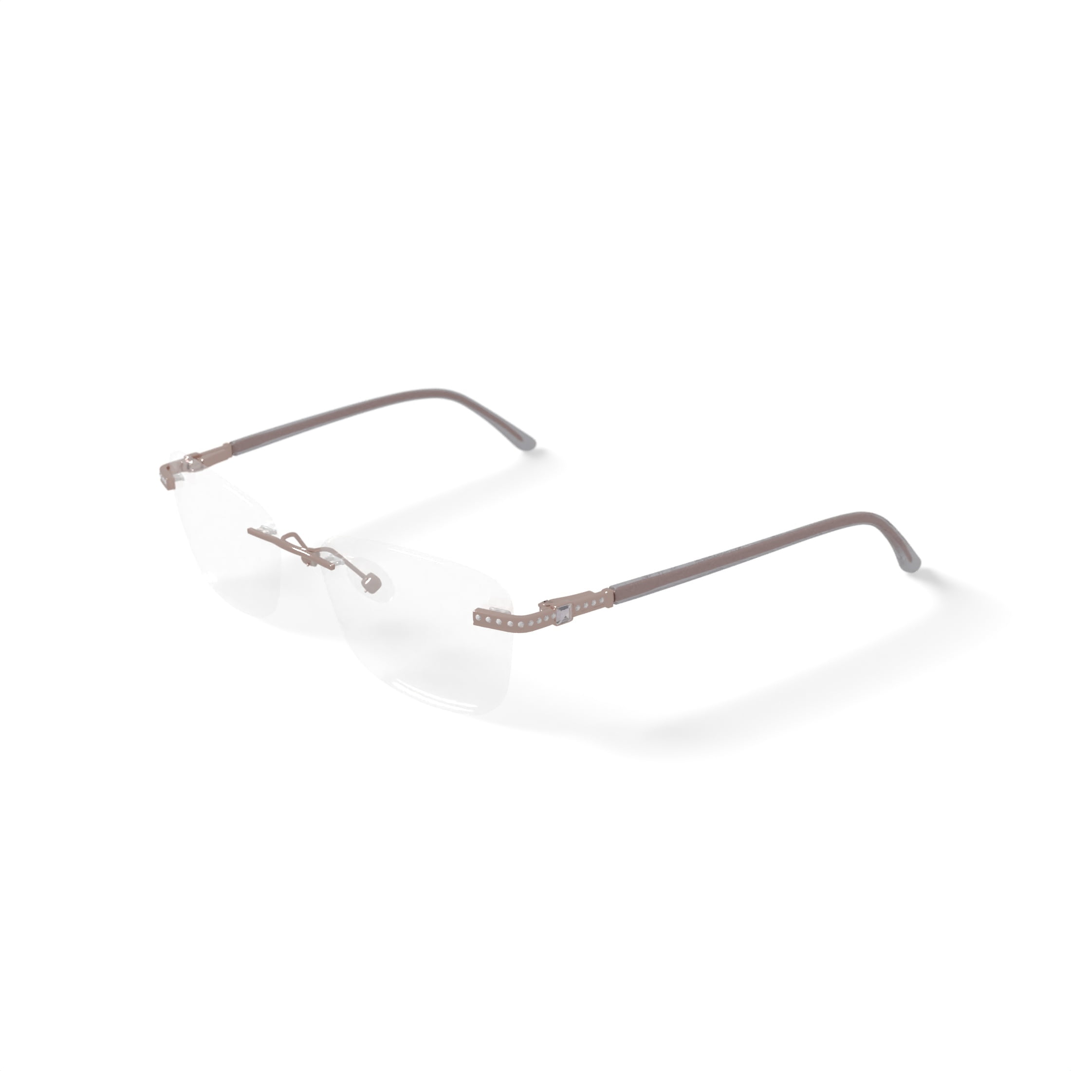 Walmart Women's MC013 Eleanor Square Prescription Eyeglasses with Case, Gold