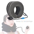 thumbnail image 2 of Appareil Cervical Gonflable Interrupteur Bleu Étireur Trois Gris, 2 of 7