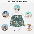 thumbnail image 6 of joogoo Boys Swim Trunks Sloth and Daisy Floral Beach Board Shorts Drawstring Swimsuit XL, 6 of 6