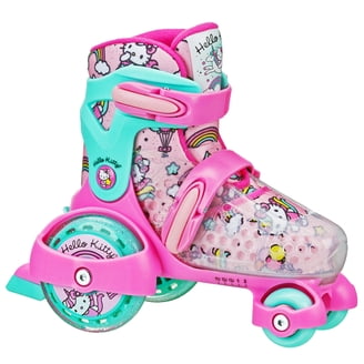 Barbie フィッシャープライス・インライン・スケート Fisher-Price Barbie Grow to Pro 1-2-3 Roller-skates, Toy