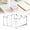 Clear, variant on Vintage 3x3 Lined Sticky Pad Adhesive Memo Office Meeting Home Reminders