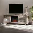 thumbnail image 2 of HOMCOM Electric Fireplace Insert Heater W/ Realistic Flames, 1400W, Black, 2 of 9