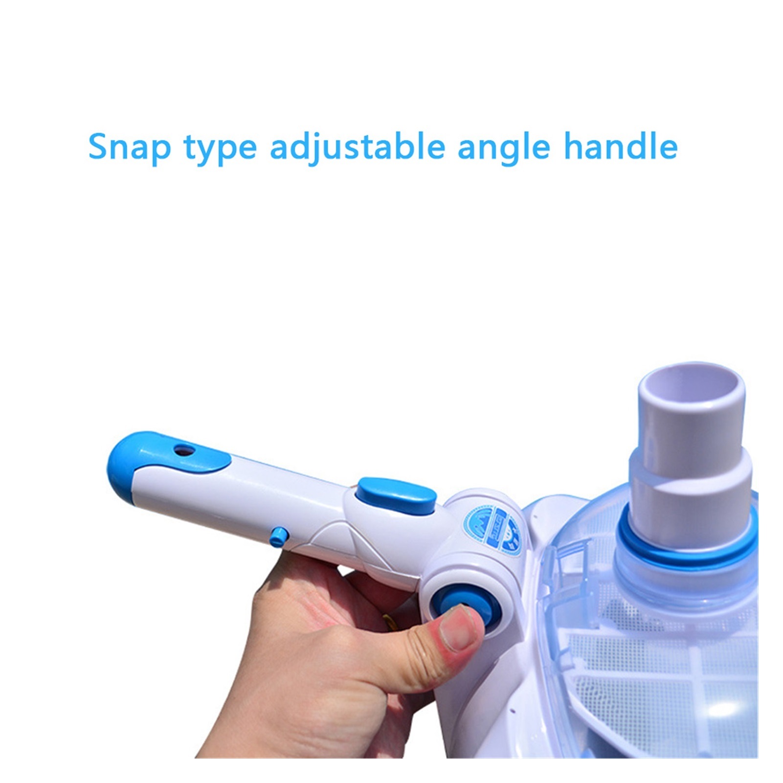 Swimming Pool Vacuum Head Brush Cleaner Transparent Manual Floating Objects Suction Machine Cleaning And Maintenance Tools ,Great Suction Power